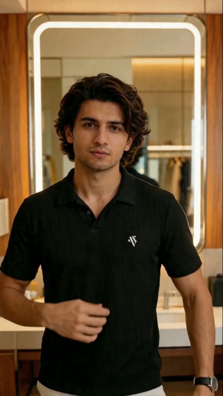 Skincare product UGC-style advertisement still